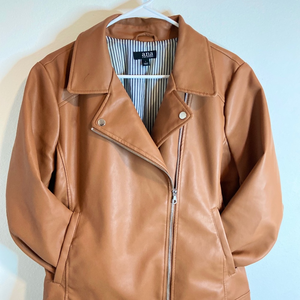 Faux Leather Jacket